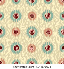 Seamless abstract pattern with the image of flowers
