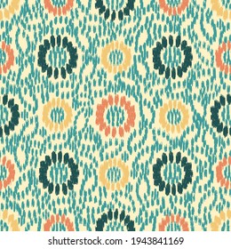 Seamless abstract pattern with the image of flowers
