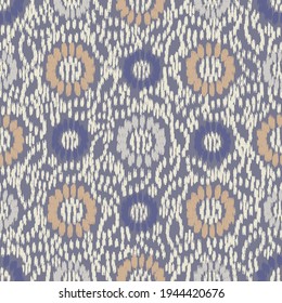 Seamless abstract pattern with the image of flowers
