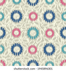 Seamless abstract pattern with the image of flowers
