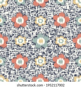 Nahtloses abstraktes Muster mit dem Bild von Blumen
