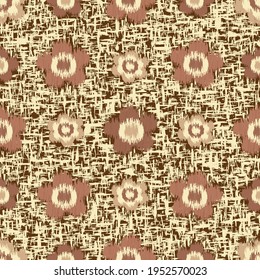 Seamless abstract pattern with the image of flowers
