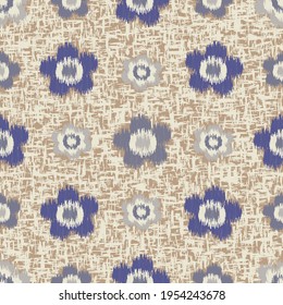 Seamless abstract pattern with the image of flowers
