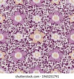 Seamless abstract pattern with the image of flowers
