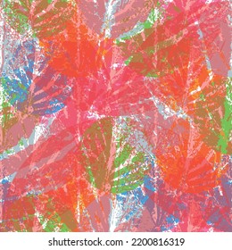 Seamless abstract pattern with the image of flowers Trendy Graphic Design for Design for fashion , fabric, wrapping and all prints on white