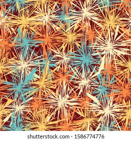 Seamless abstract pattern with the image of geometric shapes.
