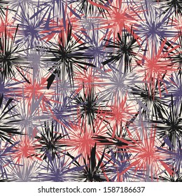 Seamless abstract pattern with the image of geometric shapes.
