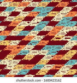 Seamless abstract pattern with the image of geometric shapes.
