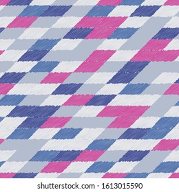 Seamless abstract pattern with the image of geometric shapes.
