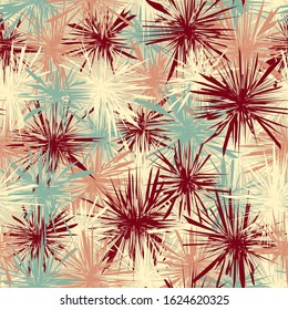 Seamless abstract pattern with the image of geometric shapes.