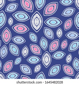 Seamless abstract pattern with the image of geometric shapes.
