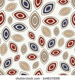 Seamless abstract pattern with the image of geometric shapes.
