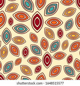 Seamless abstract pattern with the image of geometric shapes.
