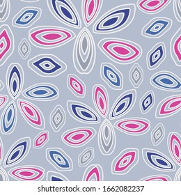 Seamless abstract pattern with the image of geometric shapes.
