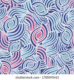 Seamless abstract pattern with the image of geometric shapes.
