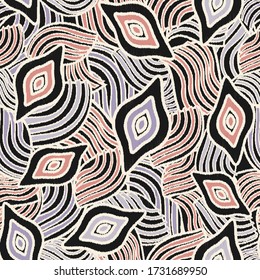 Patrón abstracto impecable con la imagen de formas geométricas y líneas. 
