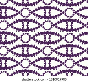 Seamless abstract pattern with the image of geometric shapes and lines.
