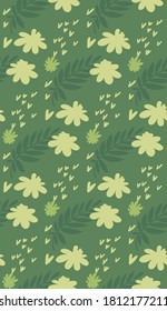 Seamless abstract pattern with the image of geometric shapes and lines.
