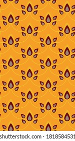 Seamless abstract pattern with the image of geometric shapes and lines.
