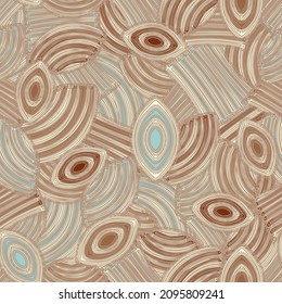 Patrón abstracto sin inconvenientes con la imagen de elementos geométricos y rayas
