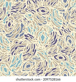 Seamless abstract pattern with the image of geometric elements and stripes
