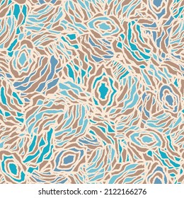 Seamless abstract pattern with the image of geometric elements and stripes
