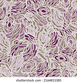 Seamless abstract pattern with the image of geometric elements and stripes
