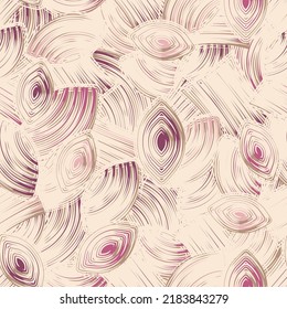 Seamless abstract pattern with the image of geometric elements and stripes
