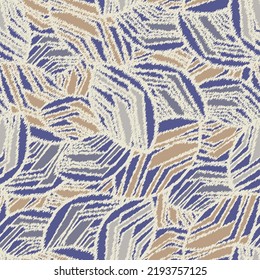 Seamless abstract pattern with the image of geometric broken lines and stripes
