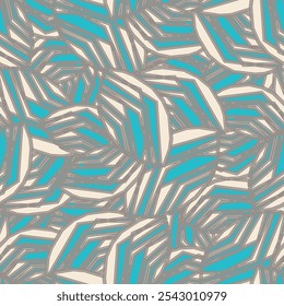 Padrão abstrato sem emenda com a imagem de linhas e listras geométricas quebradas

