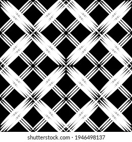 Seamless abstract pattern. Imitation lace. White lace on black background. Black and white graphics. For design and decoration of fabric, paper, Wallpaper and packaging.Mesh pattern.