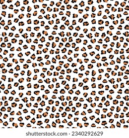 Seamless abstract pattern of leopard skin. Fur, skin, skin of a leopard, cheetah, jaguar. Fashion pattern. Seamless camouflage background for fabric, textile, design, cover, packaging
