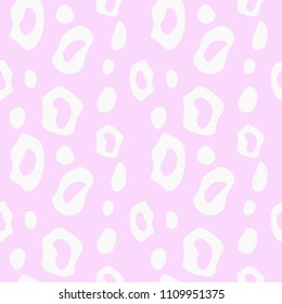 seamless abstract pattern with leopard spots print