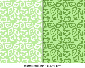 seamless abstract pattern with leopard spots print