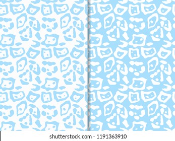 seamless abstract pattern with leopard spots print