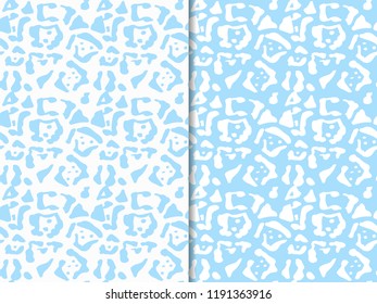 seamless abstract pattern with leopard spots print