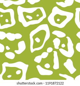 seamless abstract pattern with leopard spots print
