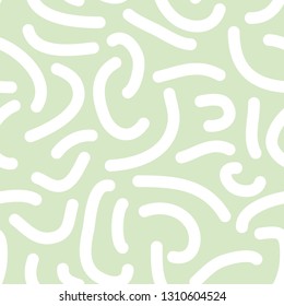 Seamless Abstract Pattern With Light Green Background Color