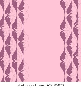 Seamless abstract pattern in light mauve and pale pink colors. Vector illustration.