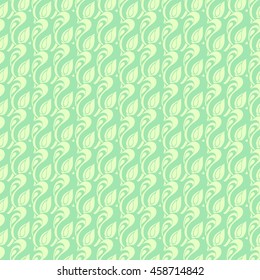 Seamless abstract pattern in light yellow-green and pale lime colors. Vector illustration.