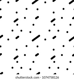 seamless abstract  pattern of lines and points
