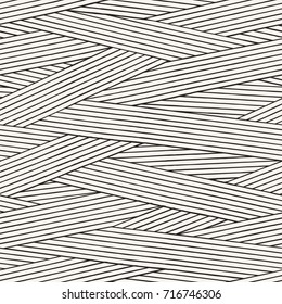 Seamless abstract pattern with messy stripes