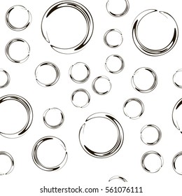 Seamless abstract pattern in modern style with spiral elements. Vector background for wrapping paper, wallpaper, fabrics, design. interior design, business cards, posters and banners.