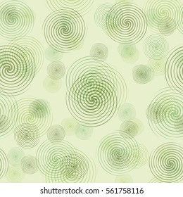Seamless abstract pattern in modern style with spiral elements. Vector background for wrapping paper, wallpaper, fabrics, design. interior design, business cards, posters and banners.