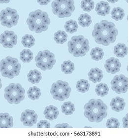 Seamless abstract pattern in modern style with spiral elements. Vector background for wrapping paper, wallpaper, fabrics, design. interior design, business cards, posters and banners