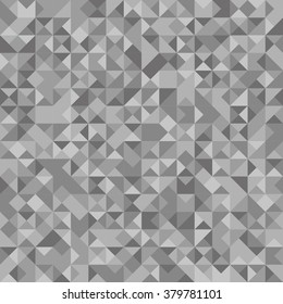 Seamless Abstract pattern: monochrome dark silver background with Holographic effect.  Vector illustration.