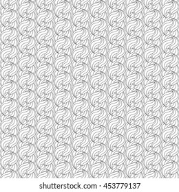 Seamless abstract pattern. Monochrome image. Geometric repeating elements. Vector illustration.
