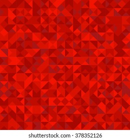 Seamless Abstract pattern: monochrome red background with Holographic effect. 
Vector illustration.
