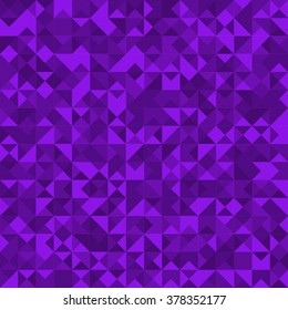 Seamless Abstract pattern: monochrome violet background with Holographic effect. 
Vector illustration.