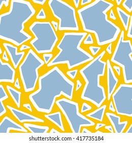 Seamless abstract pattern of a mosaic of shards.